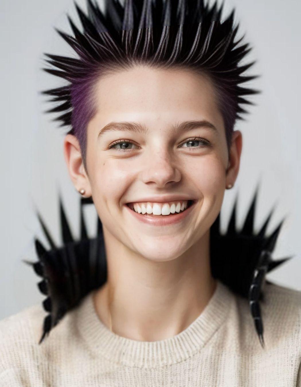 Spiked Hairstyle Example