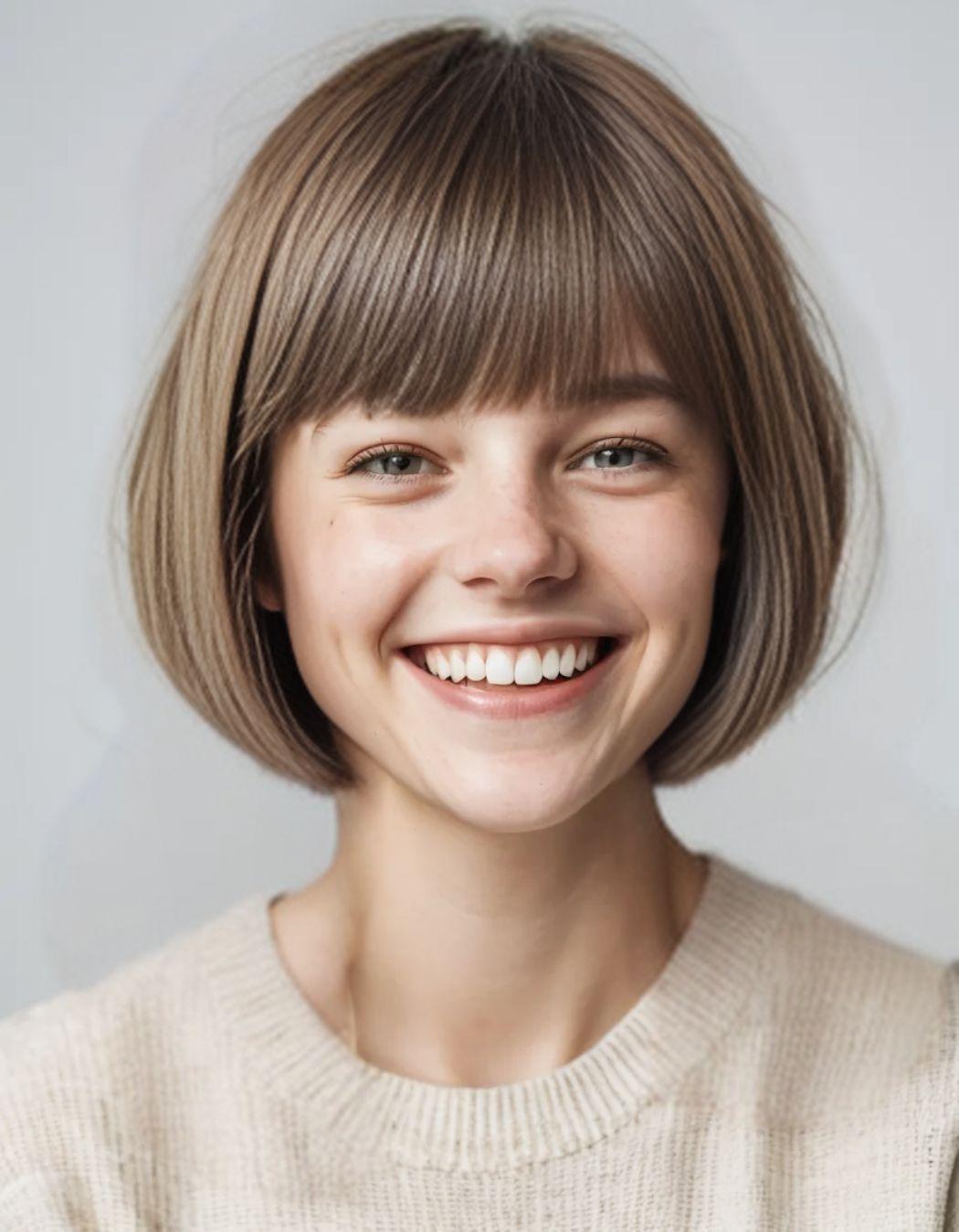 Short Neat Bob Hairstyle Example